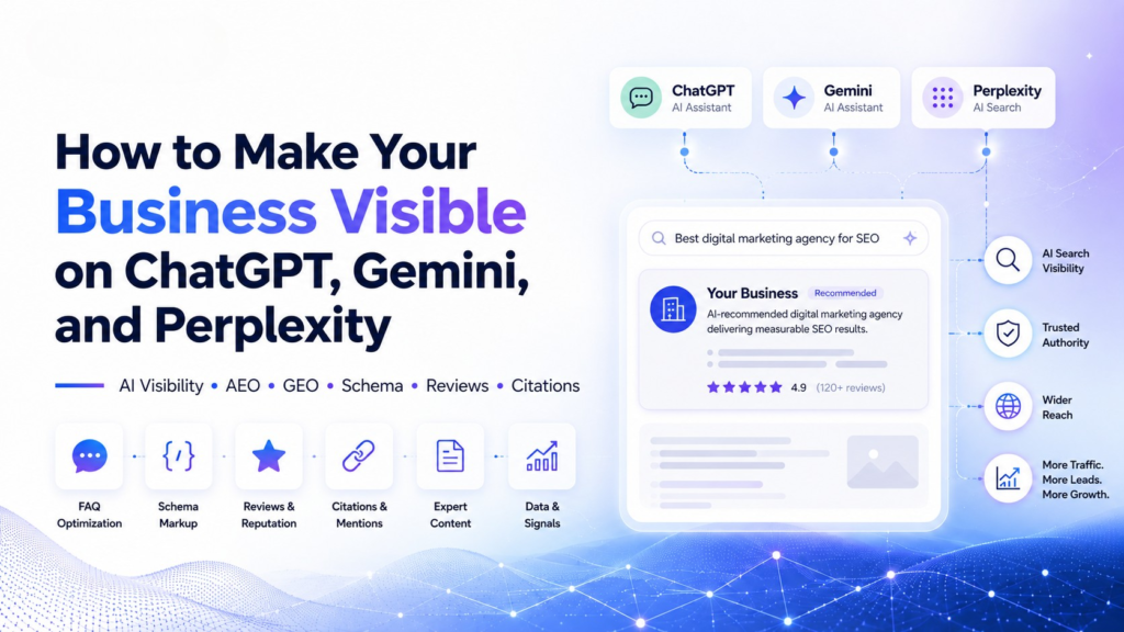 How to Make Your Business Visible on ChatGPT, Gemini, and Perplexity